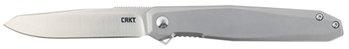 Columbia River 143739 CRKT K230XXP Facet  3.37" Folding Sheepsfoot Plain Satin D2 Steel Blade/ Stainle