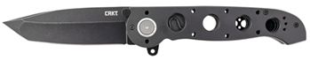 Columbia River 143747 CRKT M16-04DB M16 04DB 3.89" Folding Plain Black Stonewashed D2 Steel Blade/ Bla