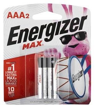 Rayovac (energi 143817 Rayovac E92BP2 Max AAA 1.5 Volt Alkaline 2 Pack