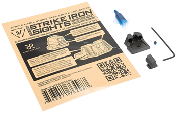 143850 Strike Industries MP9-SIGHTS-SH Suppressor High Sights  Black Stainless Steel Ho