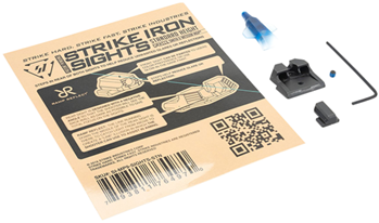 143851 Strike Industries MP9-SIGHTS-STN Iron Sights  Standard Height Black Stainless St