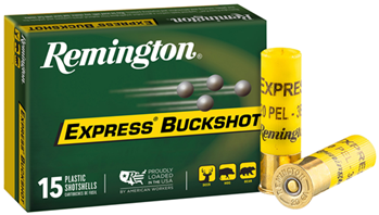 143877 Remington Ammunition 26877 Express  20 Gauge 000 Buck Shot 15 Bx/ 5 Cs