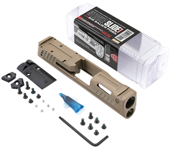 143878 Strike Industries P365-SLIDE-FDE Strike Replacement Slide Flat Dark Earth Stainl
