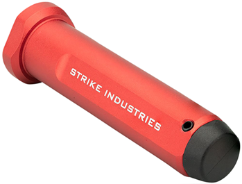 143887 Strike Industries AR-BH-MIL-RED Buffer Housing  Red Anodized Aluminum for Mil-Sp