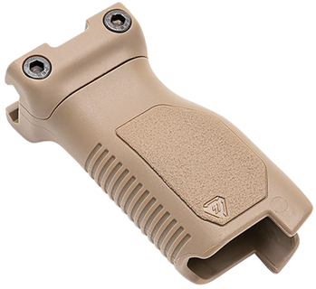 143888 Strike Industries ARCMAGLFDE Angled Vertical Grip Long Flat Dark Earth Polymer w