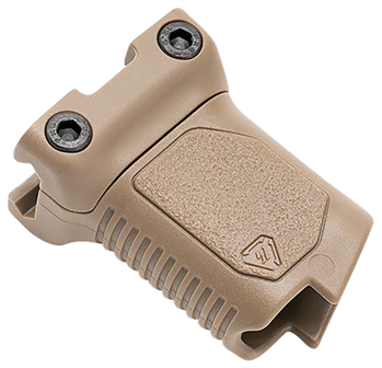 143892 Strike Industries AR-CMAG-RAIL-S-FDE Angled Vertical Grip Short Flat Dark Earth