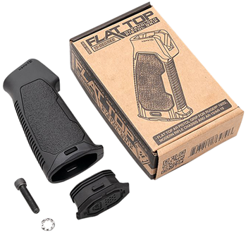 143895 Strike Industries ARNBPG15 Flat Top Overmolded Pistol Grip Black Rubber for AR-P