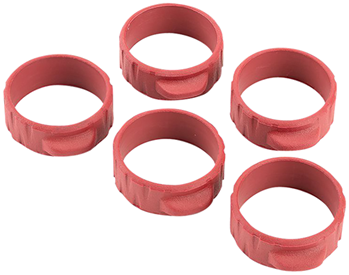 144016 Strike Industries BANGBAND34MMRED Bang Band Mini 34mm Made of Red Rubber 5 Pack