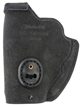 144095 Galco TUC1000B Tuck-N-Go 2.0 IWB Style made of Leather with Black Finish & UniCl