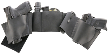 145093 Galco UWERBKLG UnderWraps Elite Belly Band Large Black Elasticized Nylon/Leather