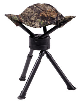 Gsm Outdoors 145176 Ameristep AMS-AMEFT1011 Tripod Stool  360 Degree Swivel Mossy Oak Break-Up Count