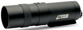 Gsm Outdoors 145487 Coyote Light HMECLR Coyote  Matte Black Finish Red LED Light 800 yds Range