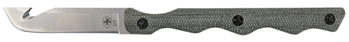 145767 Templar Knife NTKG322 Neck  2.46" Fixed Drop Point Plain Powder Coated D2 Steel