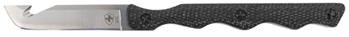 145768 Templar Knife NBLK322 Neck  2.46" Fixed Drop Point Plain Powder Coated D2 Steel
