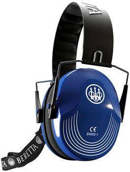 146418 Beretta USA CF1000000205SS Safety Pro Muff 25 dB Blue Ear Cups with Black Headba
