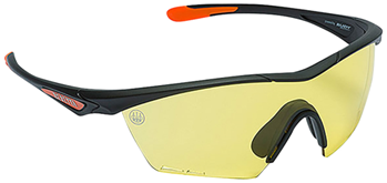 146427 Beretta USA OC031A23540229UNI Clash Shooting Glasses Yellow Lens Black with Oran