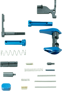 146532 Timber Creek Outdoors ARLPKB Lower Parts Kit  Blue Anodized Aluminum for AR-15