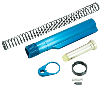 146536 Timber Creek Outdoors ARBTKB Buffer Tube Kit  Blue Anodized for AR-15