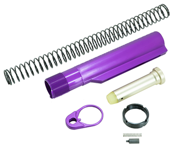 146537 Timber Creek Outdoors ARBTKPPA Buffer Tube Kit  Purple Anodized for AR-15