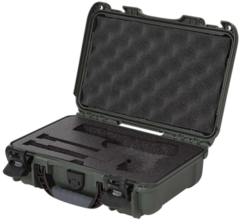 Nanuk (plastica 146615 Nanuk 909CLASG6 909 Classic Gun Case Waterproof & Airline Approved Olive Polyeth
