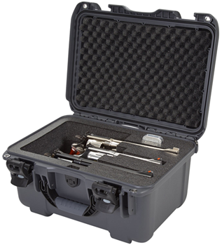 Nanuk (plastica 146622 Nanuk 918REV07 918 3 Up Revolver Case Graphite Polymer with Foam Padding & Latch