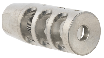 Tacfire 146746 TacFire  Compensator  Stainless Steel with 5/8"-24 tpi Threads 2.50" OAL for 308