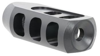 Tacfire 146749 TacFire  Tanker Muzzle Brake  Black Oxide Steel with 5/8"-24 tpi Threads 2.76" O