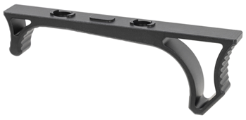 Tacfire 146761 TacFire  Handstop Gen 3 2-Slot Black Aluminum for M-Lok Rail