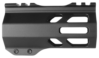 Tacfire 146778 TacFire  A.C.E. M-Lok Handguard 4" Black Hardcoat Anodized Aluminum for AR-15