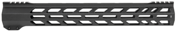 Tacfire 146782 TacFire  A.C.E. High Profile M-Lok Handguard 15" Black Hardcoat Anodized Aluminu