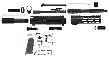 Tacfire 146784 TacFire  AR Build Kit  5.56x45mm NATO 7.50" Barrel Black for AR Platform