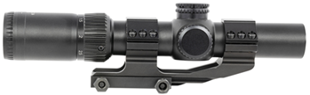Tacfire 146787 TacFire SC1424G2D SC1424-G2  Black 1-4x 24mm Illuminated Red Dot Reticle