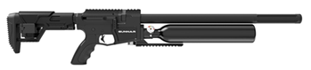 147240 Crosman BPG25S Gunnar  Hunting Air Rifle Powered by PCP, 25 Pellet Caliber, Blac