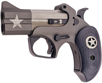 147339 Bond Arms    45 Colt (LC) 5.50" 2rd Round Gray & Olive Cerakote with Star, Black