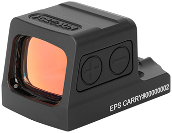Holosun Technol 147566 Holosun EPSGR2 EPS  Black Anodized 1x 2 MOA Green Dot Reticle Includes Lens Clot