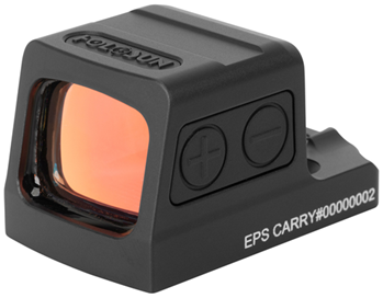 Holosun Technol 147567 Holosun EPSRD2 EPS  Black Anodized 1x 2 MOA Red Dot Reticle Includes Lens Cloth/