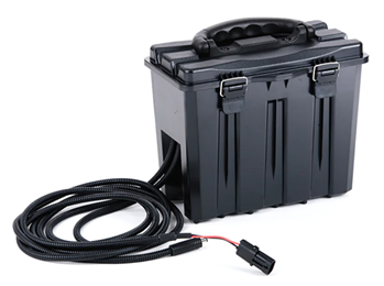 Spartan Cameras 147936 Spartan SCBATBX12V1 Camera Battery Box  Compatible With 12 Volt Battery Black