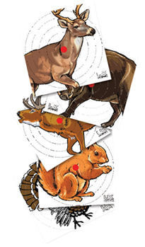15315 Umarex USA 2218076 Paper Targets  Animals Heavy Paper Hanging Air Rifle Multi-Co