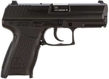 Heckler & Koch  HK 81000045 P2000 V2 LEM DAO 40 S&W Caliber with 3.66" Barrel, 12+1 Capacity, Ov