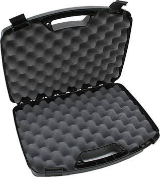 Mtm Molded Prod 15896 MTM Case-Gard 809-40 Double Handgun Case  made of Polypropylene with Textured Bl