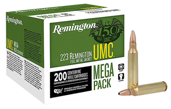 15936 Remington Ammunition 23775 UMC  223 Rem 45 gr Jacketed Hollow Point (JHP) 200 Bx