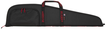 Allen 16667 Ruger 27140 Rifle Case  40" Black Endura with Red Ruger Logo, Accessory Pocket &