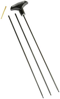 Hoppe's 18437 Hoppes 3PU Cleaning Rods 3 Piece Aluminum  All Caliber Rifles