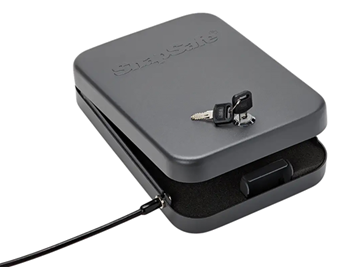 Snap Safe 18506 SnapSafe 75210 Lock Box  XL Key Entry Black Steel Holds 1 Handgun 10" W x 7" H x