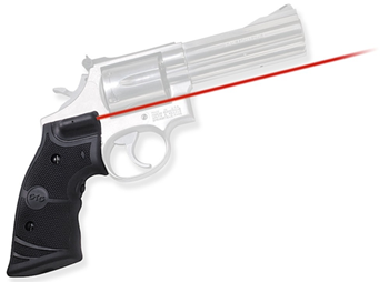Crimson Trace C 18585 Crimson Trace LG307 Lasergrip SW K/L Sq Butt Red 633nm 5mW .5"@50ft Blk Rubber