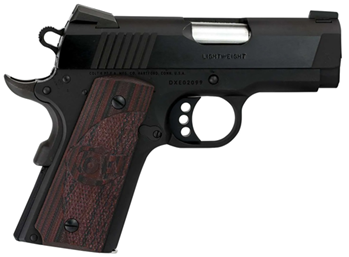 Colt's Manufact 19163 Colt Mfg O7802XE 1911 Defender Single 9mm 3.0" 8+1 Black Cherry G10 Grip Black C