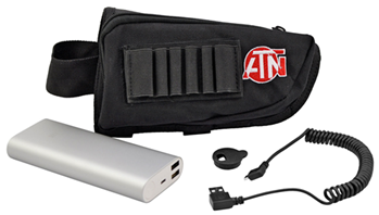 American Techno 20006 ATN ACMUBAT160 Power Weapon Kit  1.6 Volt Power Pack 20,000 mAh