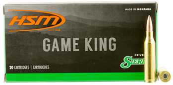 Hsm/hunting Sha 20801 HSM 24317N Game King  243 Win 100 gr Sierra GameKing Spitzer Boat-Tail 20 Bx/ 25