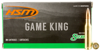 Hsm/hunting Sha 20816 HSM 7MM089N Game King  7mm-08 Rem 160 gr Sierra GameKing Spitzer Boat-Tail 20 Bx