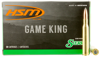 20829 HSM 27013N Game King  270 Win 150 gr Sierra GameKing Spitzer Boat-Tail 20 Bx/ 20